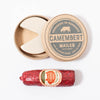 Open Maileg camembert box and sausage from cooler | © Conscious Craft